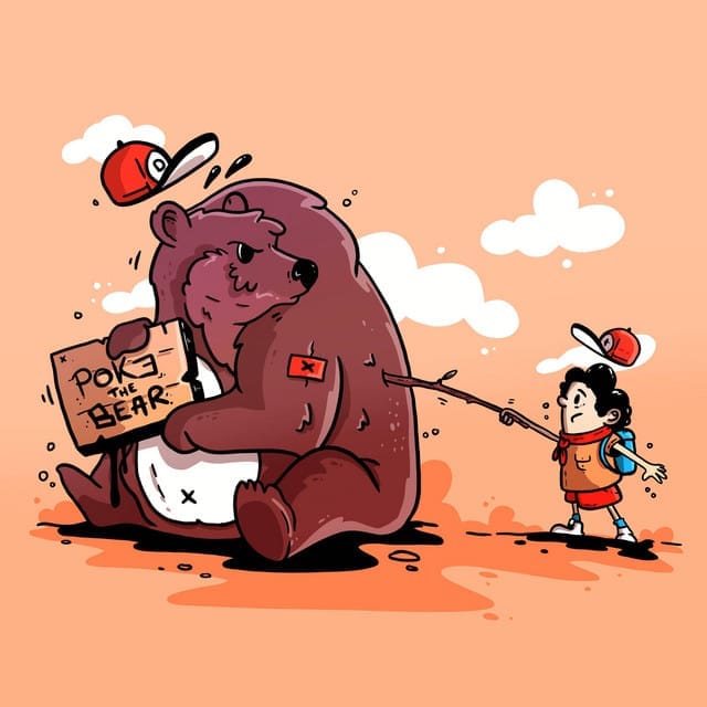 The Right Way to Take Bait When Friends Poke the Bear